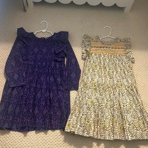 Pink Chicken two  girls dresses size 6 EUC